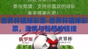 世界杯猜球彩票-世界杯猜球彩票，激情与智慧的碰撞