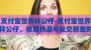 支付宝世界杯公仔-支付宝世界杯公仔，收藏热潮与社交新宠的碰撞