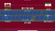 彩运通彩票软件世界杯-彩运通彩票软件与世界杯，数字中的运气与激情