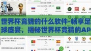 世界杯竞猜的什么软件-畅享足球盛宴，揭秘世界杯竞猜的APP优选