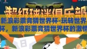 新浪彩票竞猜世界杯-玩转世界杯，新浪彩票竞猜世界杯的激情与策略
