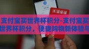 支付宝买世界杯积分-支付宝买世界杯积分，便捷购物新体验与风险考量