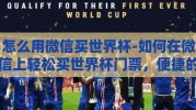 怎么用微信买世界杯-如何在微信上轻松买世界杯门票，便捷的数字足球之旅