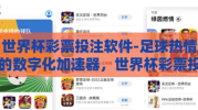 世界杯彩票投注软件-足球热情的数字化加速器，世界杯彩票投注软件使用指南