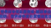 世界杯中奖彩票查询-解锁幸运密码，世界杯中奖彩票查询全攻略
