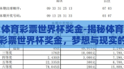 体育彩票世界杯奖金-揭秘体育彩票世界杯奖金，梦想与现实的交汇