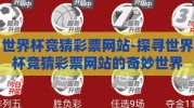世界杯竞猜彩票网站-探寻世界杯竞猜彩票网站的奇妙世界