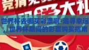 世界杯去哪买彩票啊-追寻幸运，世界杯期间的彩票购买指南