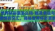 世界杯彩票怎么吗-触及幸运与激情的交汇，揭秘世界杯彩票的奇妙世界
