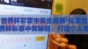 世界杯彩票中奖生成器-探索世界杯彩票中奖秘籍，打造个人专属世界杯彩票中奖生成器