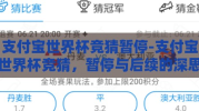 支付宝世界杯竞猜暂停-支付宝世界杯竞猜，暂停与后续的深思
