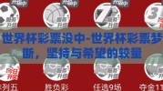 世界杯彩票没中-世界杯彩票梦断，坚持与希望的较量