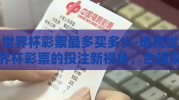 世界杯彩票最多买多少-透视世界杯彩票的投注新视角，合理规划，明智选择