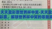 天天盈彩票世界杯中奖-天天盈彩票，解锁世界杯中奖的零距离探索