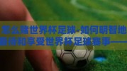 怎么赌世界杯足球-如何明智地看待和享受世界杯足球赛事——理性观赛指南