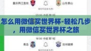 怎么用微信买世界杯-轻松几步，用微信买世界杯之旅