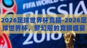 2026足球世界杯竞猜-2026足球世界杯，梦幻般的竞猜盛宴