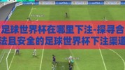 足球世界杯在哪里下注-探寻合法且安全的足球世界杯下注渠道