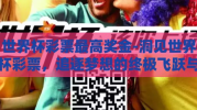 世界杯彩票最高奖金-洞见世界杯彩票，追逐梦想的终极飞跃与最高奖金的诱惑
