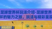 足球世界杯玩法介绍-足球世界杯的魅力之旅，玩法与精彩呈现场景导览