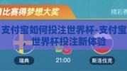 支付宝如何投注世界杯-支付宝，世界杯投注新体验