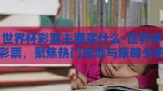世界杯彩票主要买什么-世界杯彩票，聚焦热门选项与策略分析