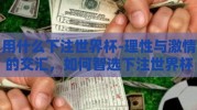 用什么下注世界杯-理性与激情的交汇，如何智选下注世界杯