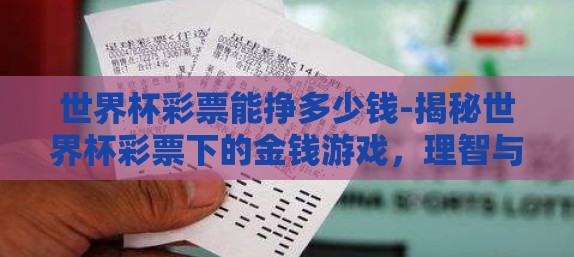 世界杯彩票能挣多少钱-揭秘世界杯彩票下的金钱游戏，理智与机遇的平衡