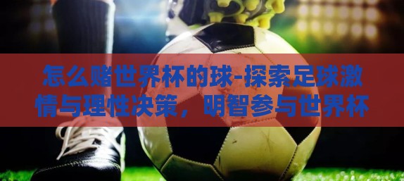 怎么赌世界杯的球-探索足球激情与理性决策，明智参与世界杯竞猜的指南