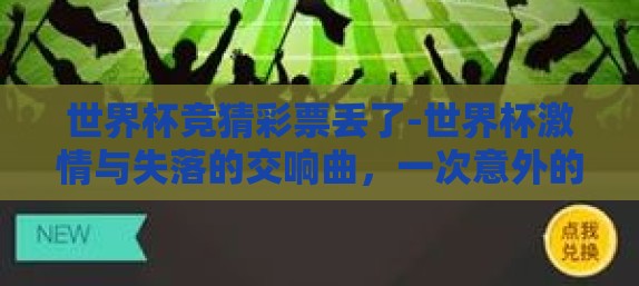 世界杯竞猜彩票丢了-世界杯激情与失落的交响曲，一次意外的竞猜彩票之旅