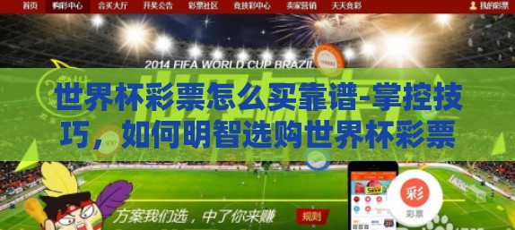 世界杯彩票怎么买靠谱-掌控技巧，如何明智选购世界杯彩票