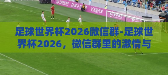 足球世界杯2026微信群-足球世界杯2026,微信群里的激情与展望 足球世界杯2026微信群-足球世界杯2026,微信群里的激情与展望
