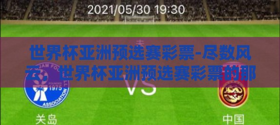 世界杯亚洲预选赛彩票-尽数风云，世界杯亚洲预选赛彩票的那些事