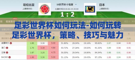 足彩世界杯如何玩法-如何玩转足彩世界杯，策略、技巧与魅力