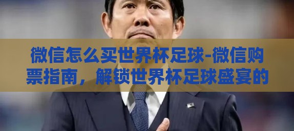 微信怎么买世界杯足球-微信购票指南，解锁世界杯足球盛宴的便捷方式