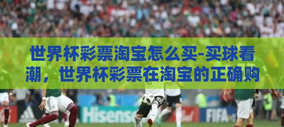 世界杯彩票淘宝怎么买-买球看潮，世界杯彩票在淘宝的正确购买指南