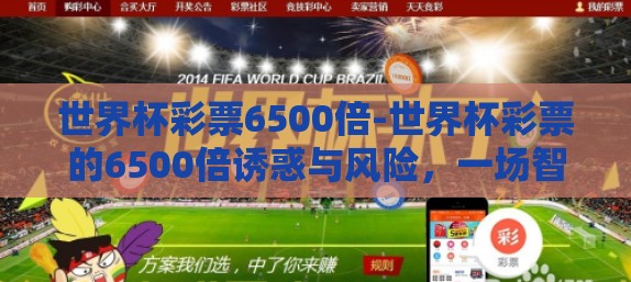 世界杯彩票6500倍-世界杯彩票的6500倍诱惑与风险，一场智慧与运气的较量
