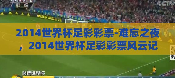 2014世界杯足彩彩票-难忘之夜，2014世界杯足彩彩票风云记