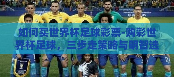 如何买世界杯足球彩票-购彩世界杯足球，三步走策略与明智选择