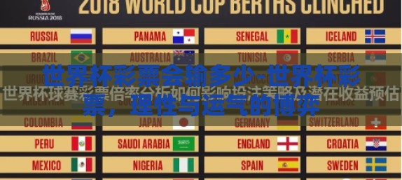 世界杯彩票会输多少-世界杯彩票，理性与运气的博弈