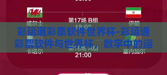 彩运通彩票软件世界杯-彩运通彩票软件与世界杯，数字中的运气与激情